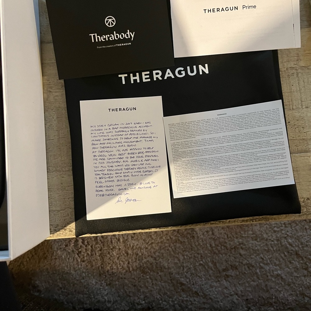 Theragun Prime- it was to powerfully for me.
